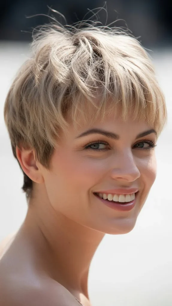 Pixie with Feathered Texture