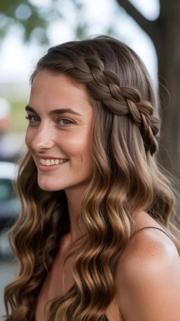 Waterfall Braid with Waves
