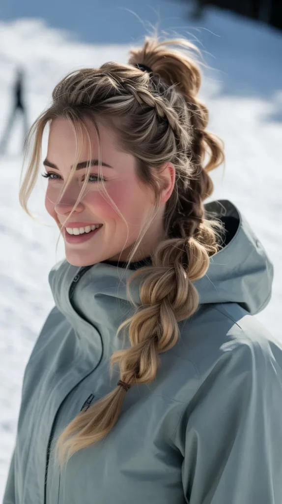  Messy Braided Ponytail