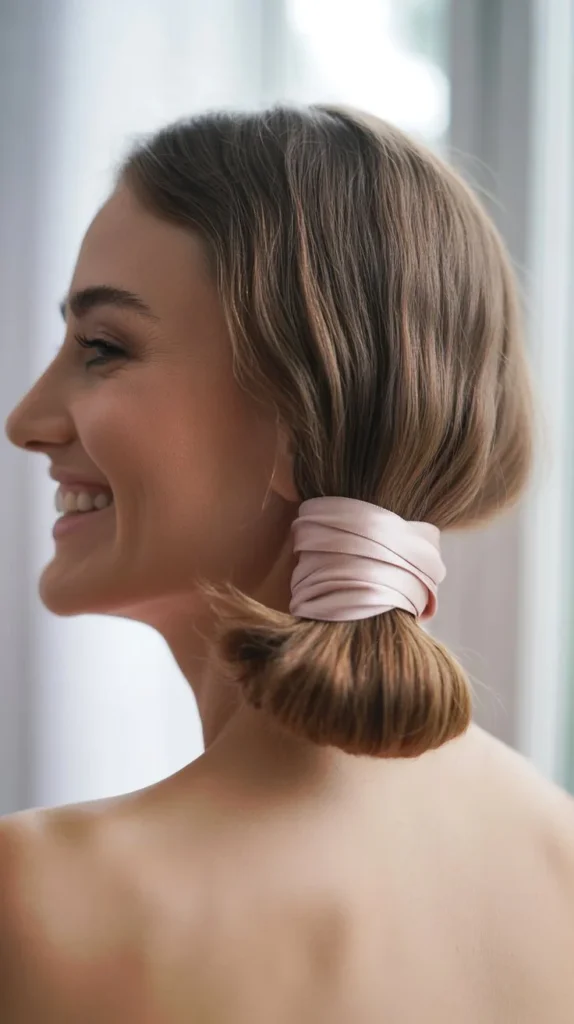 Ribbon-Wrapped Bun on Lob