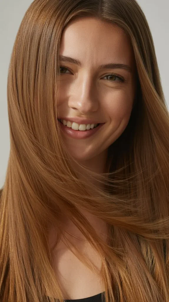 Soft Straight Glossy Hair