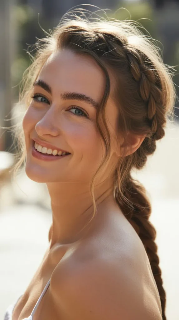 Loose Braided Ponytail