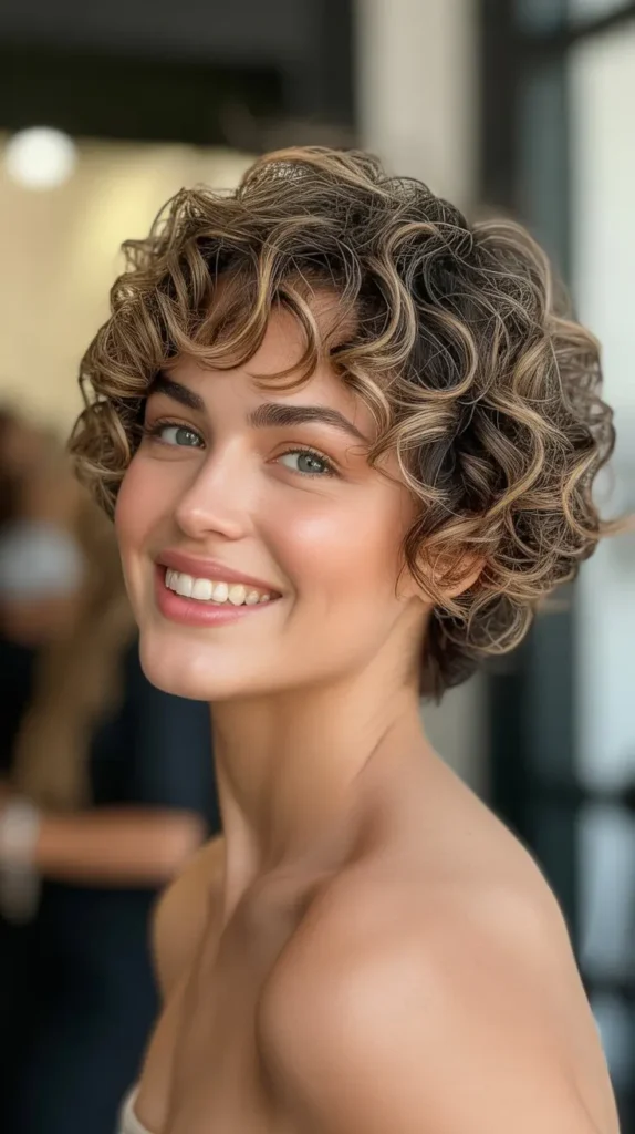 Curly Short Wedge