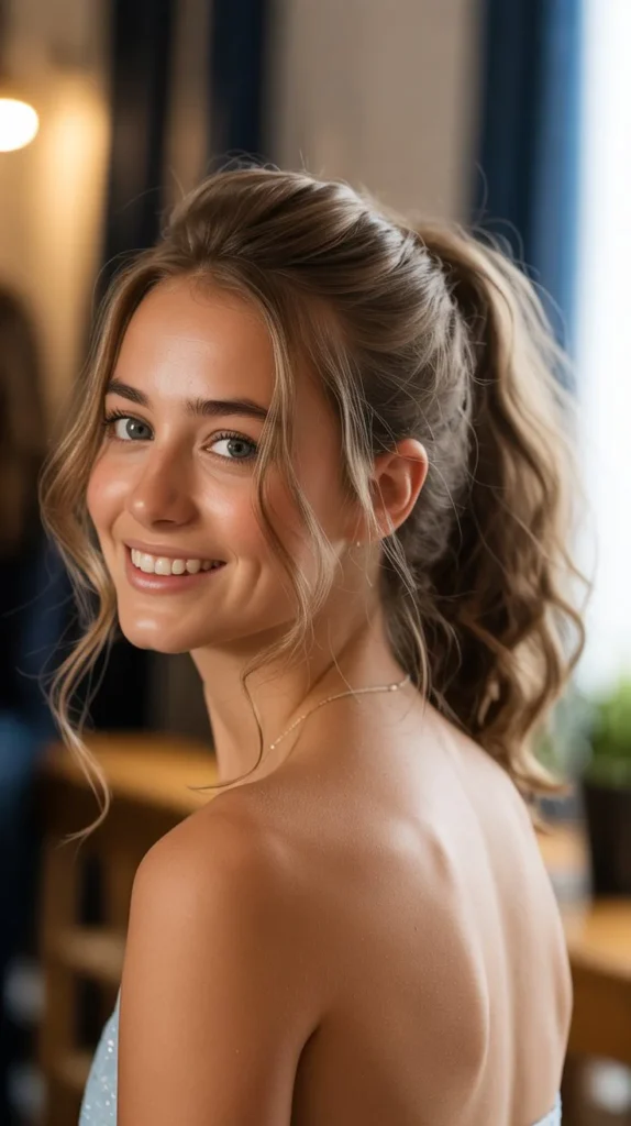 Messy Textured Ponytail