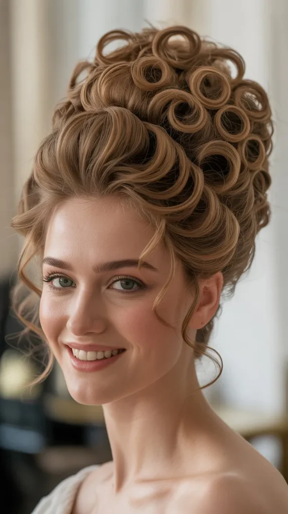 Grand Regency Curly Updo