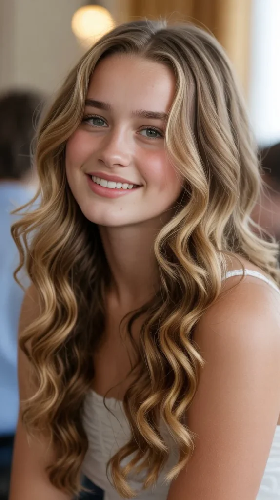 Beachy Waves Down Hairstyle