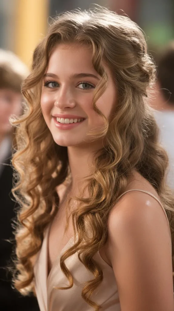 Natural Textured Down Hairstyle