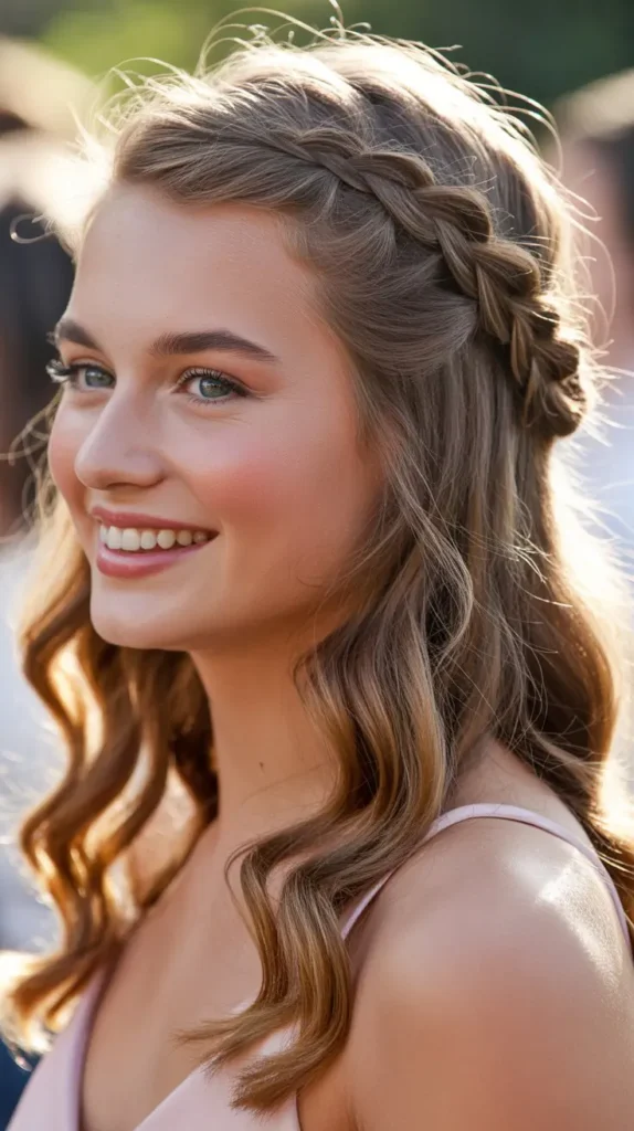  Waterfall Twist Half-Up