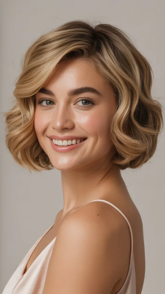 Classic Wavy Short Bob