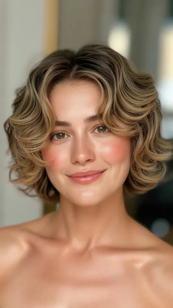 Soft Layered Wavy Crop