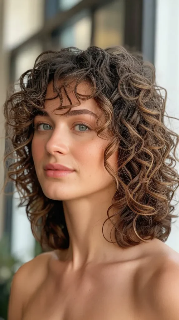 Curly Long Bob