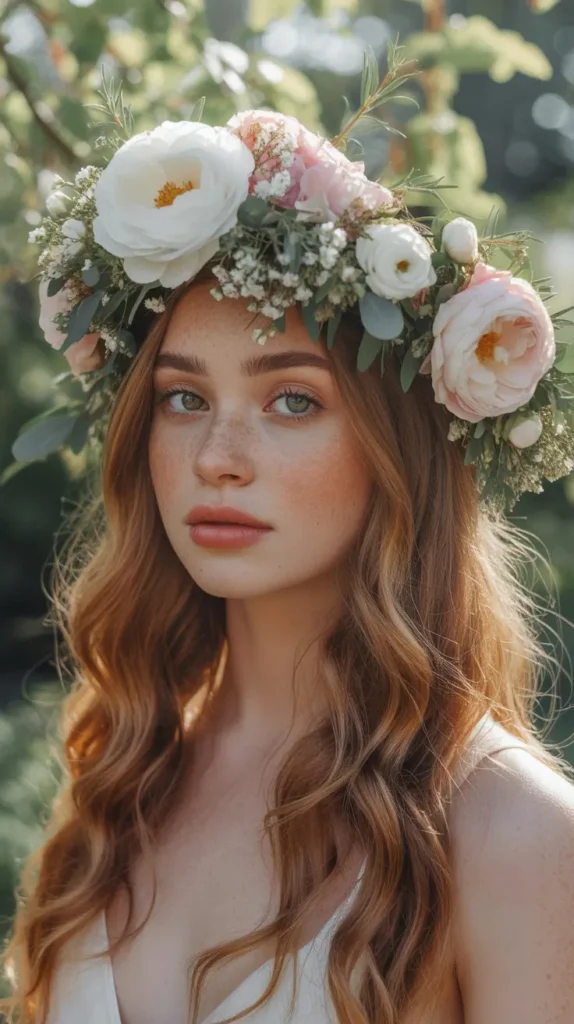  Floral Crown Hairstyle