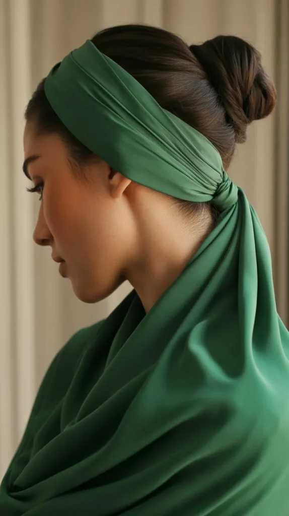 Wrapped Bun with Fabric