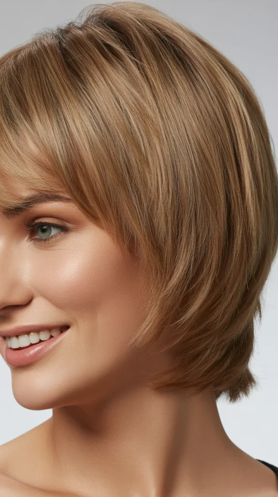 Wedge Cut with Feathered Ends