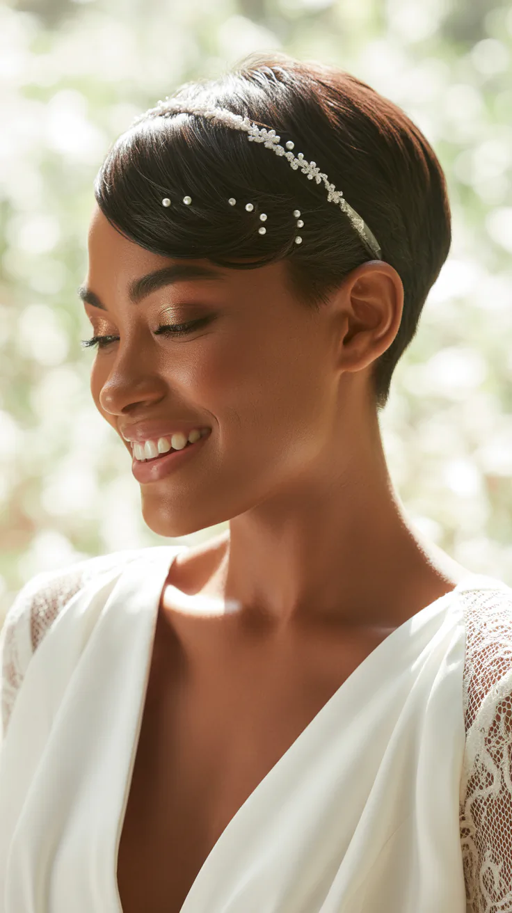 Ultra-Short Wedding Hairstyles That Steal the Spotlight