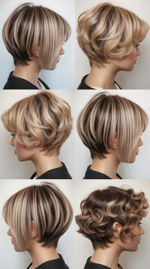  Graduated Back View Stacked Bob