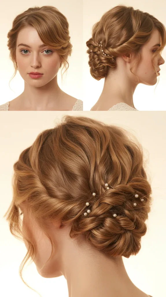 Romantic Twisted Updo