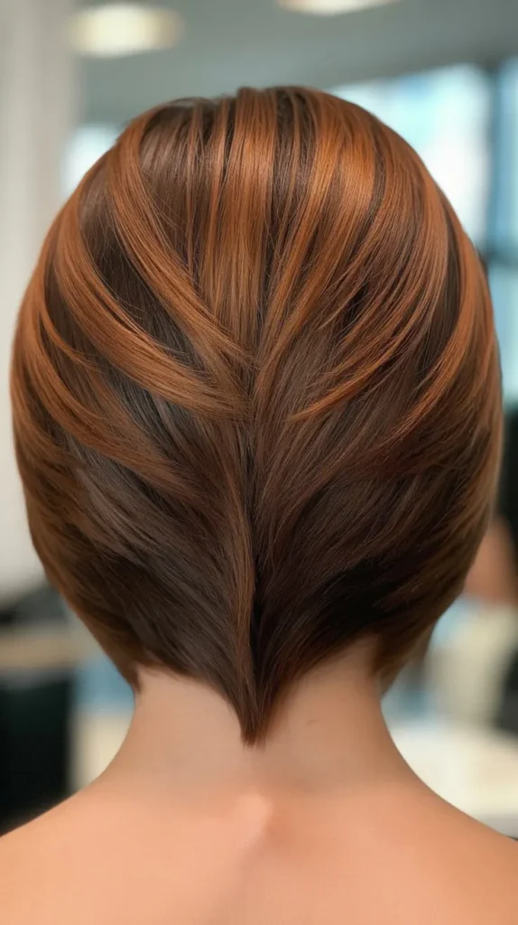 38 Back View Stacked Bob Wedge Cuts So Satisfying