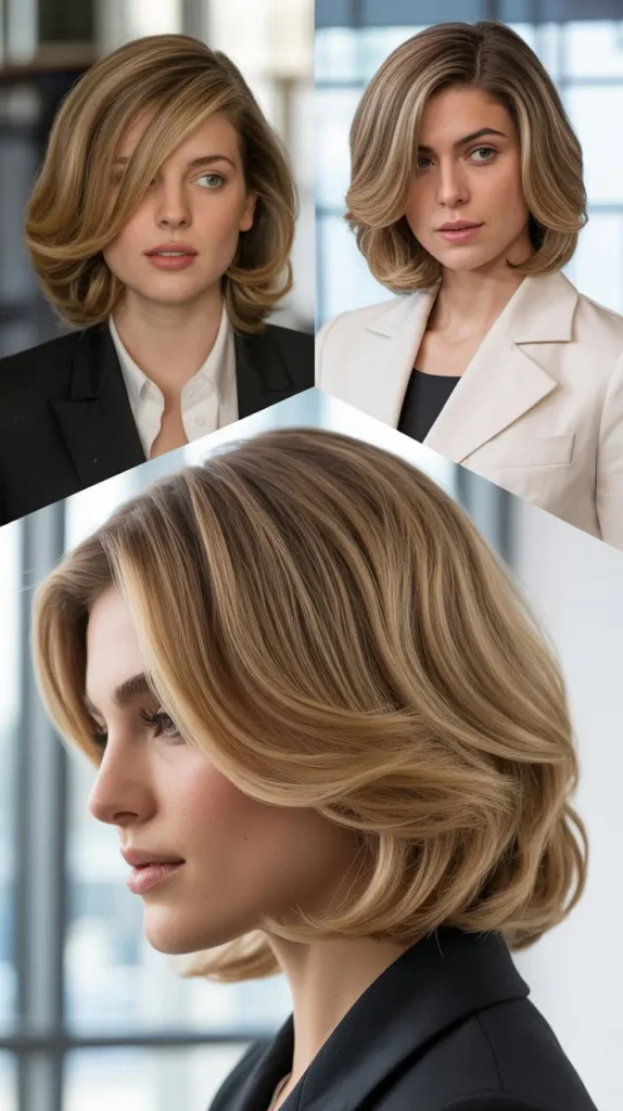Asymmetric Side Part Blowout