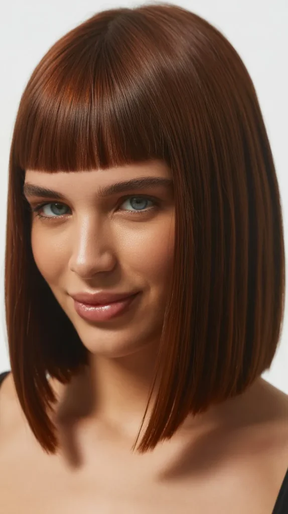 Long Bob with Micro Bangs