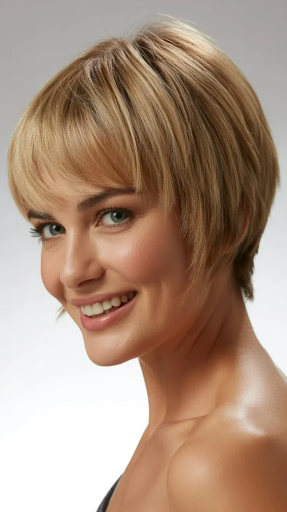 Short Wedge with Bangs