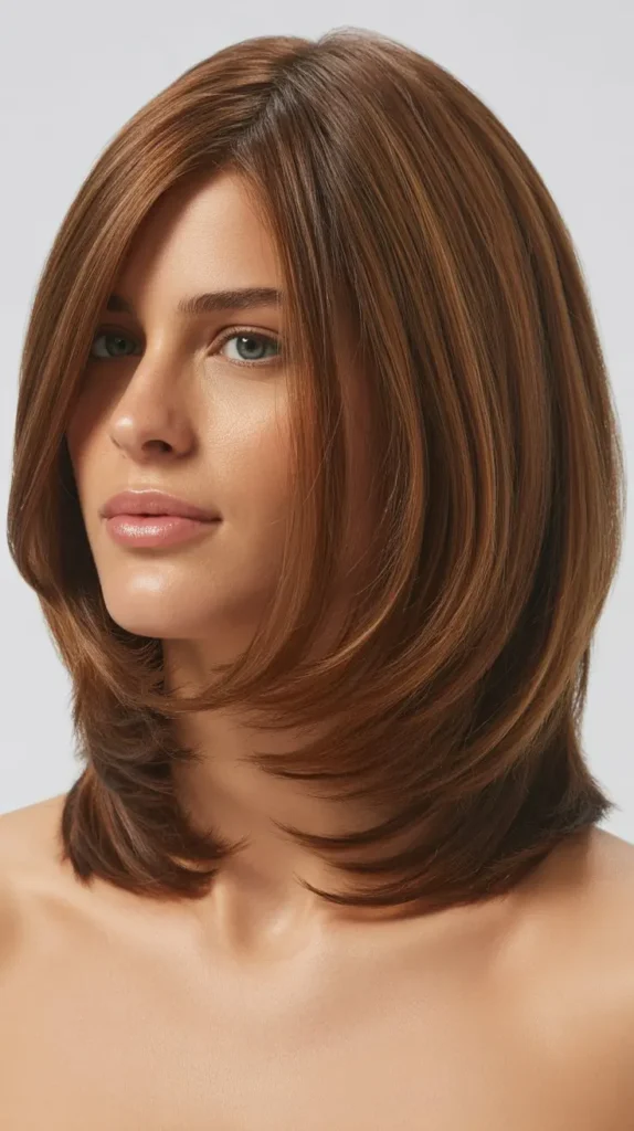 Long Bob with Volume Layers