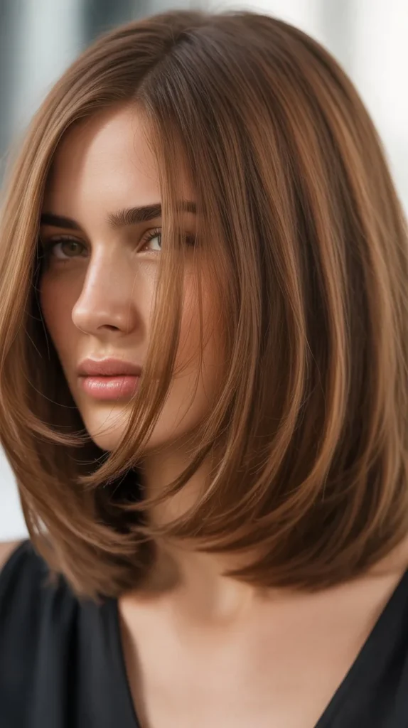 Long Bob with Face-Framing Layers