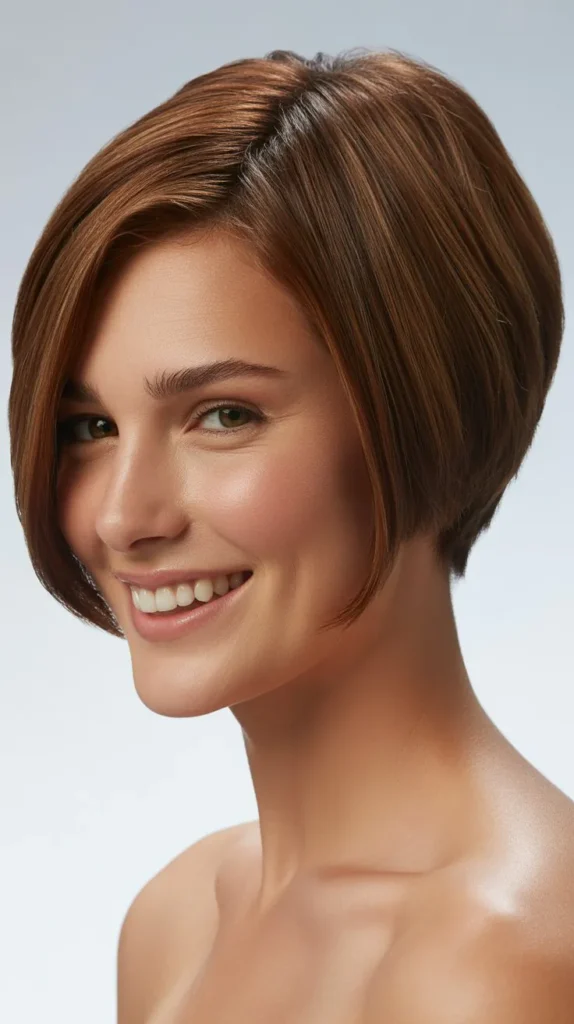 Short Wedge with Side Part