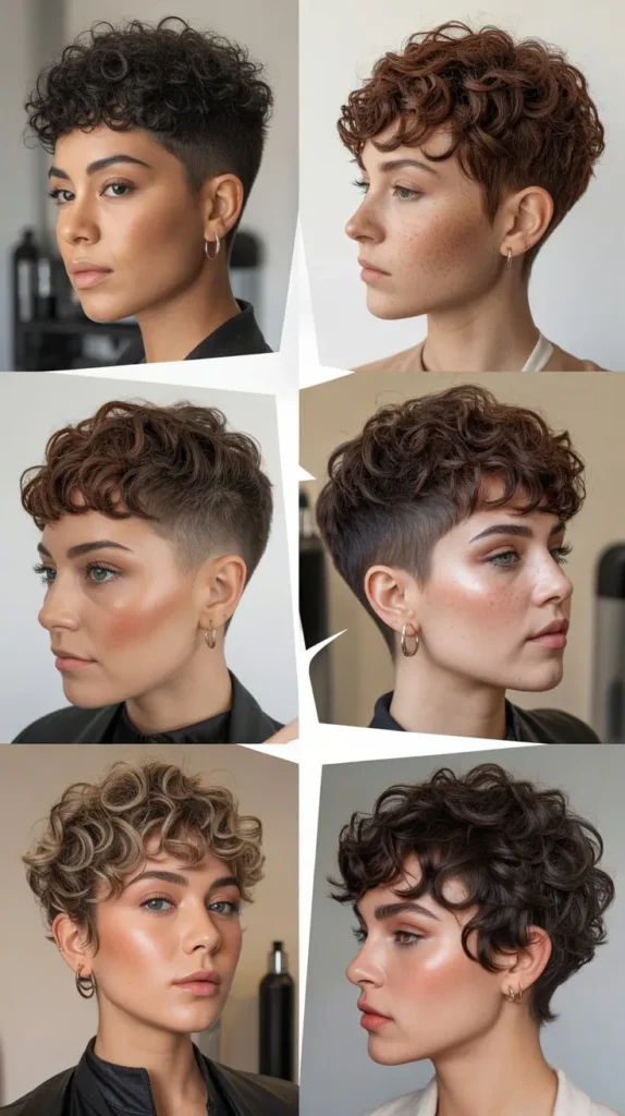 Curly Pixie Wedge