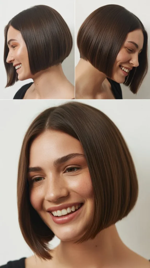 Smooth Straight Long Wedge Bob