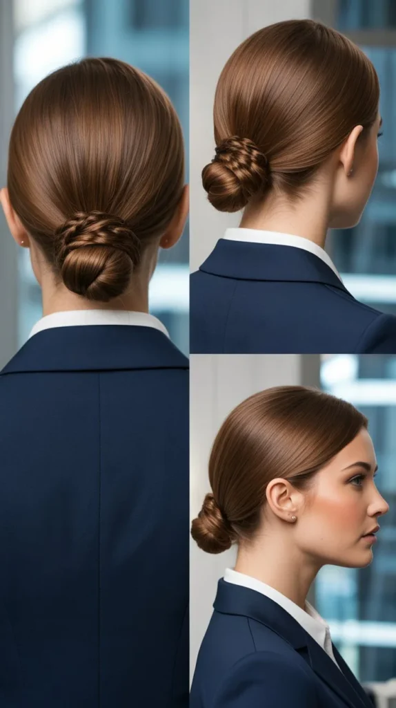 The Wrapped Low Ponytail Bun