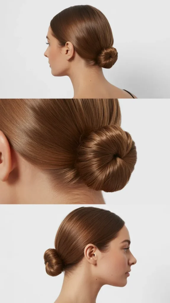 The Low Sleek Bun