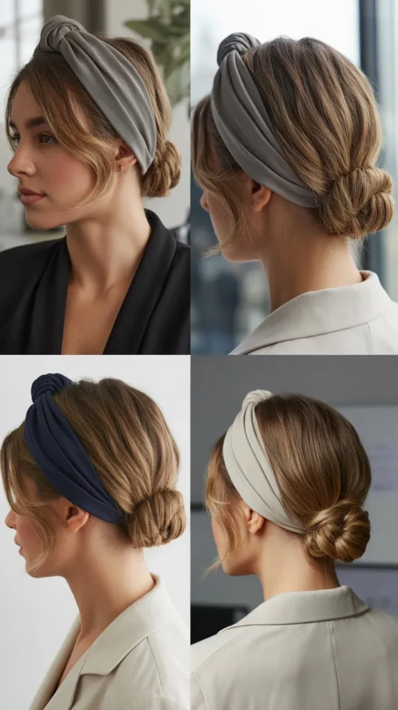 Knotted Headband Bun