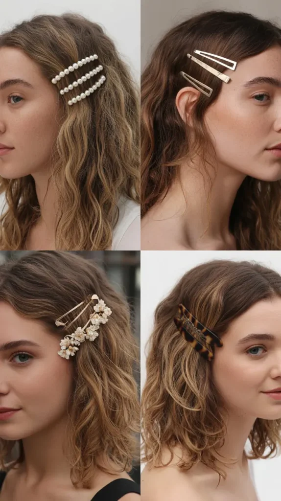 Tousled Waves with Side Clip