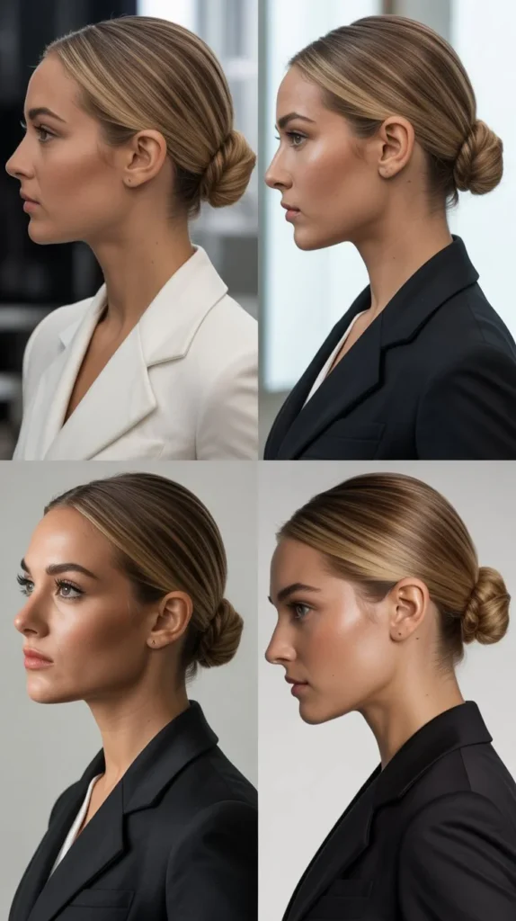 Slicked-Back Bun
