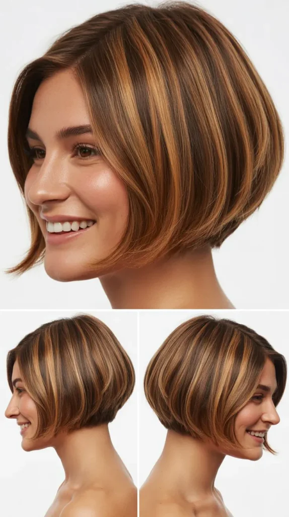 Wedge Bob with Highlights for Dimension