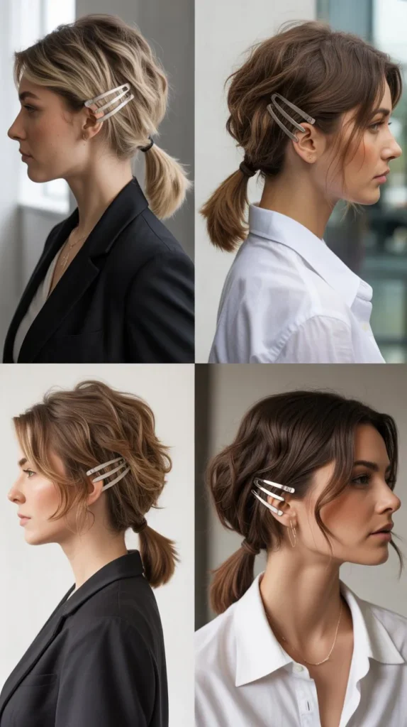 16. The Piecey Ponytail Clip