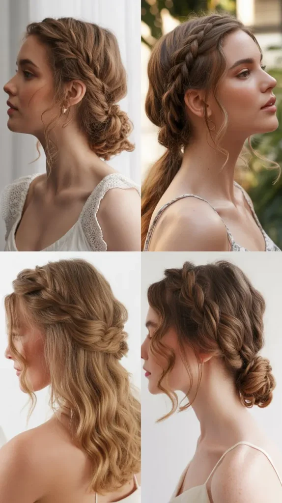 Half-Up Twisted Crown