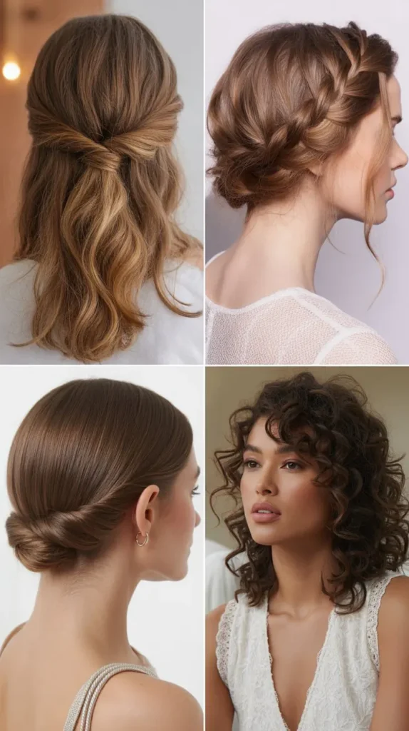 Half-Up Twisted Crown