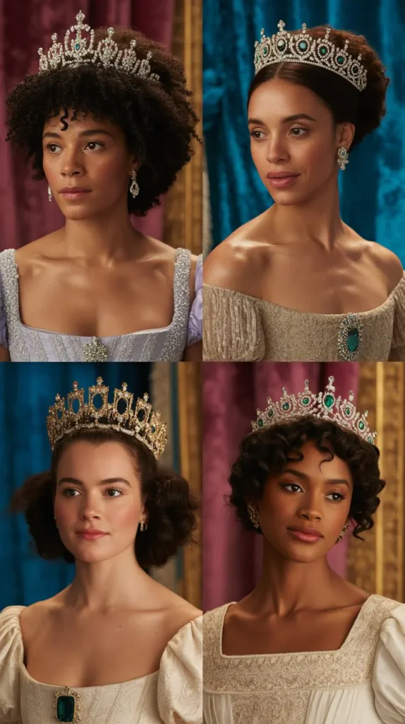 24. Natural Hair with Jeweled Tiara