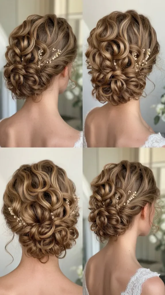 Elegant Curly French Roll