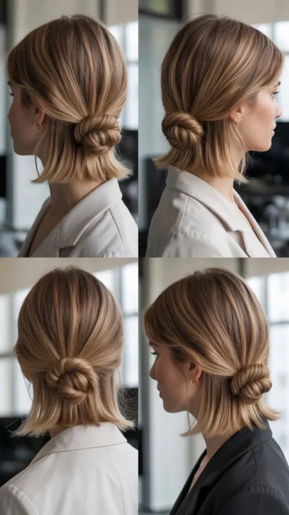 Double Twisted Bun