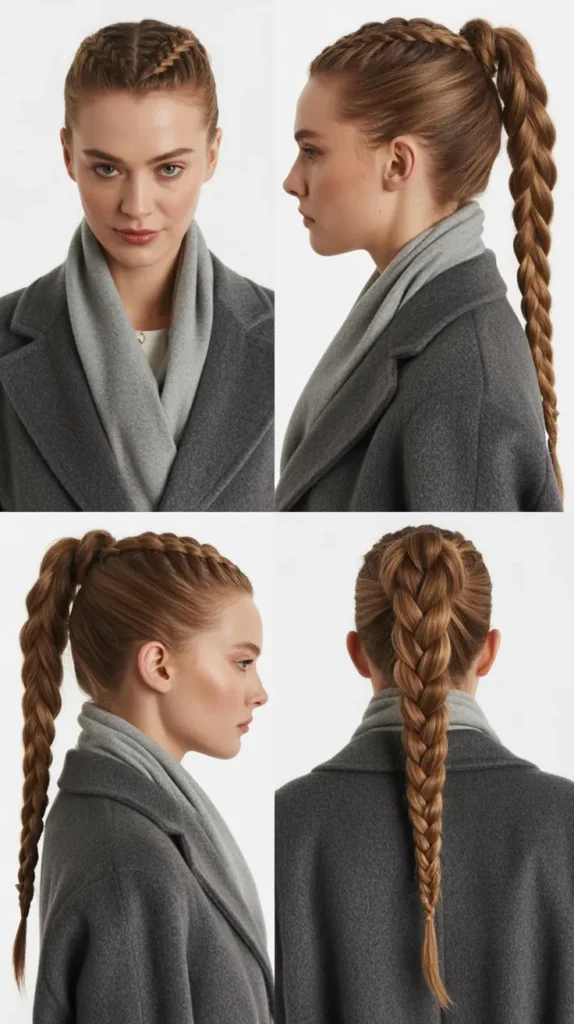 Braided High Ponytail