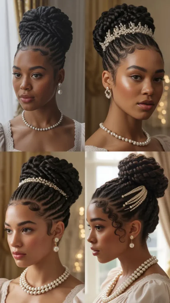 20. Senegalese Twists as a Formal Updo