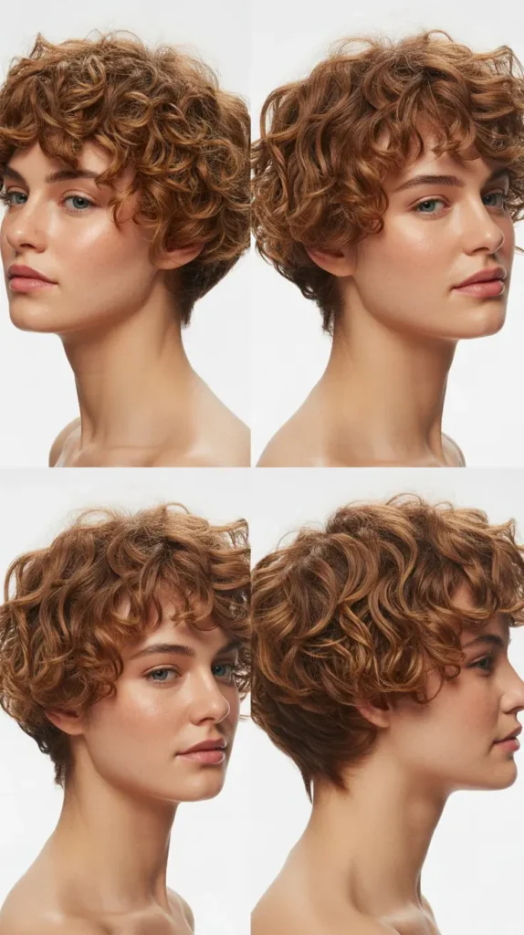 . Spiral Curly Wedge