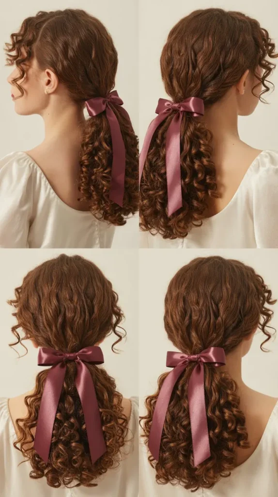 . Half-Up Bow Style