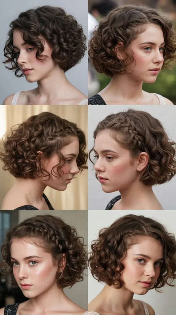 Short Curly Bob for Volume