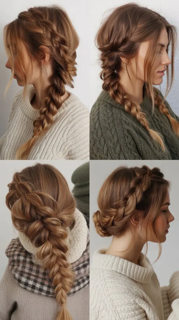  Layered Braided Hairstyle