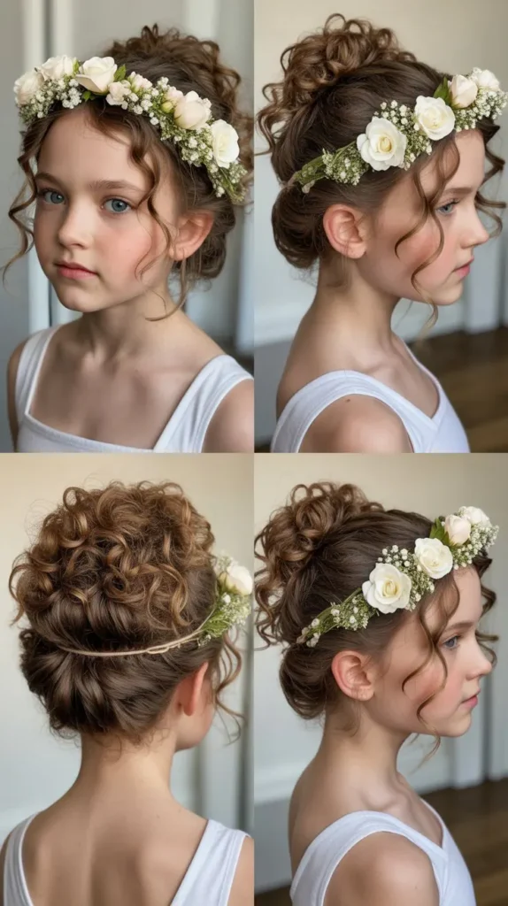 Classic Half-Up Curls