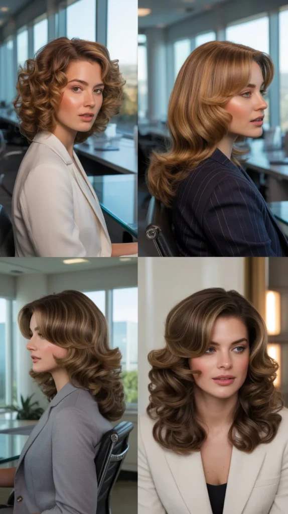 Volumizing Blowout with Hot Rollers